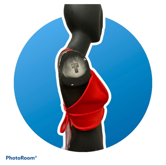 ❌SOLD❌ Handmade Red Bralette - Picture 2 of 3